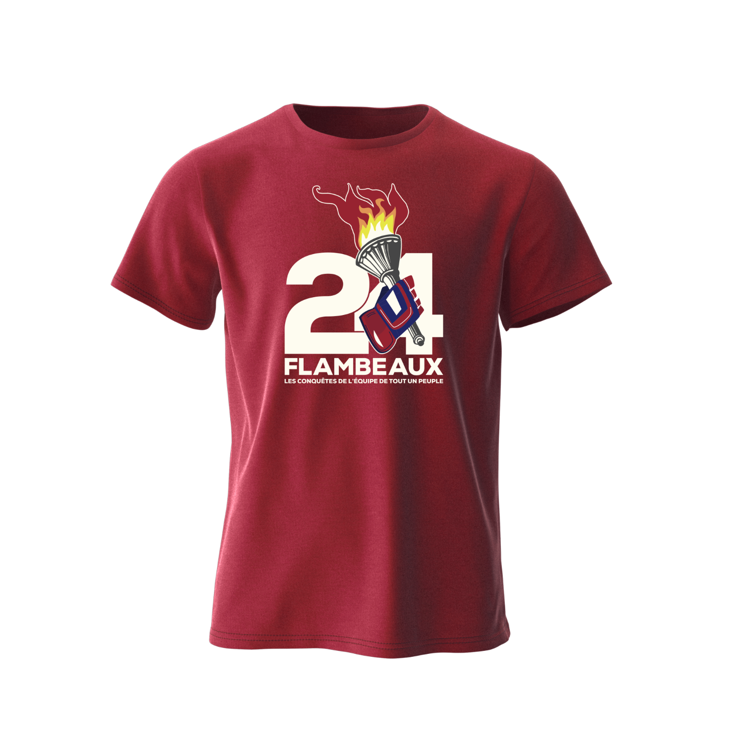 T-shirt - 24 Flambeaux - Rouge